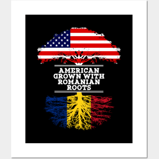 American Grown With Romanian Roots - Gift for Romanian From Romania Posters and Art